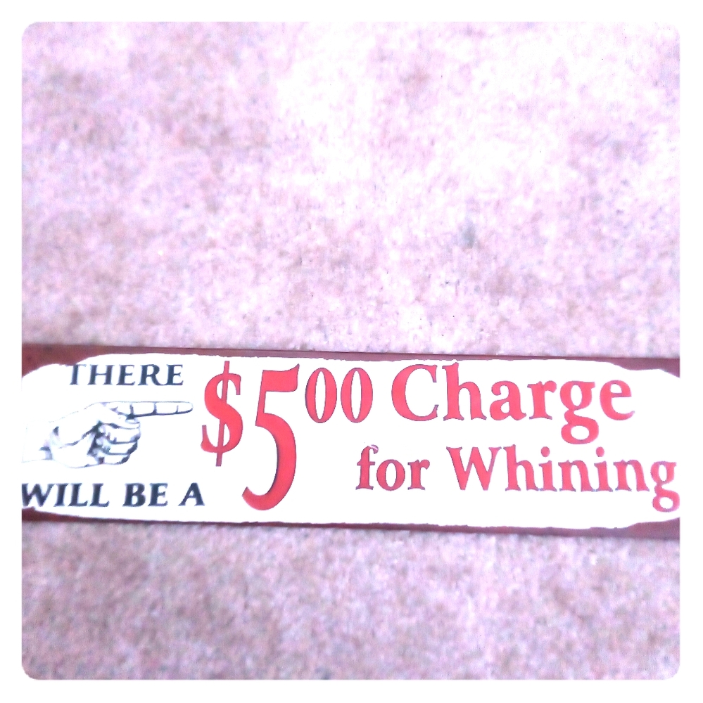 A wall accessory sign